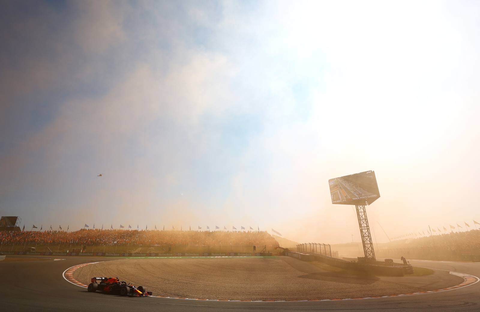 Oranje rook zandvoort GP Nederland